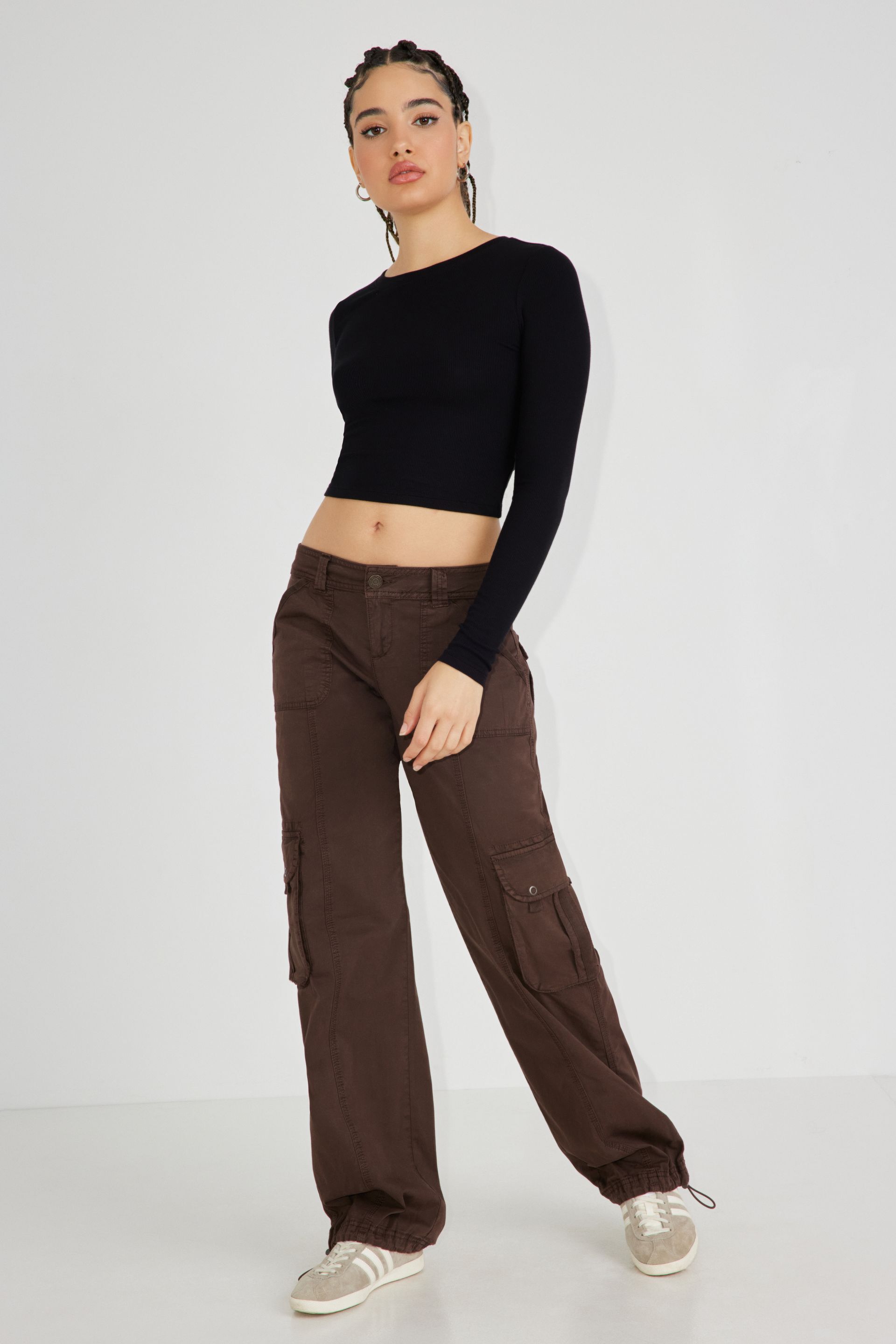 2022 European & American Womens Retro Low Waisted Cargo Pants Wide Leg  Loose Straight Jeans For Autumn & Winter T220926 From Bailixi04, $21.4 |  DHgate.Com